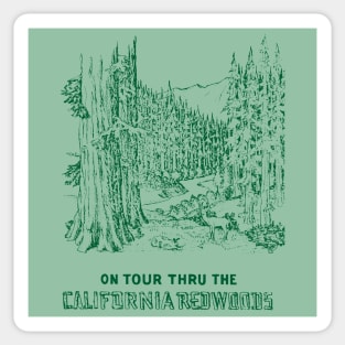 1935 California Redwoods Sticker